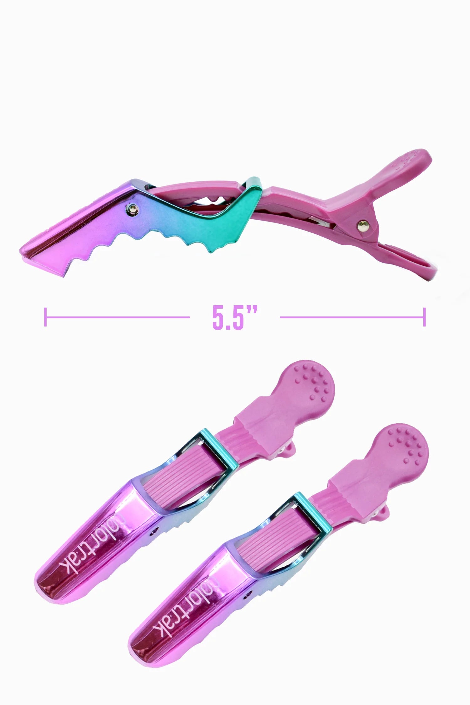 Colortrak Aurora Croc Clips - 4pk