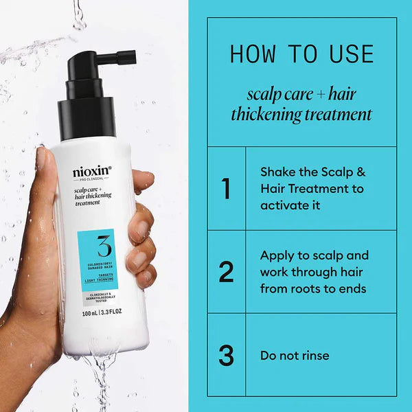 Nioxin Scalp + Hair Thickening System 3 Treatment 100ml