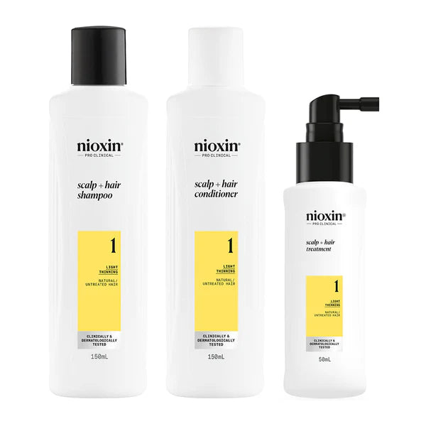 Nioxin Scalp + Hair Thickening System 1 Trial Trio
