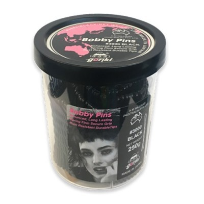 555 Standard Bobby 2" Black 200g Tub