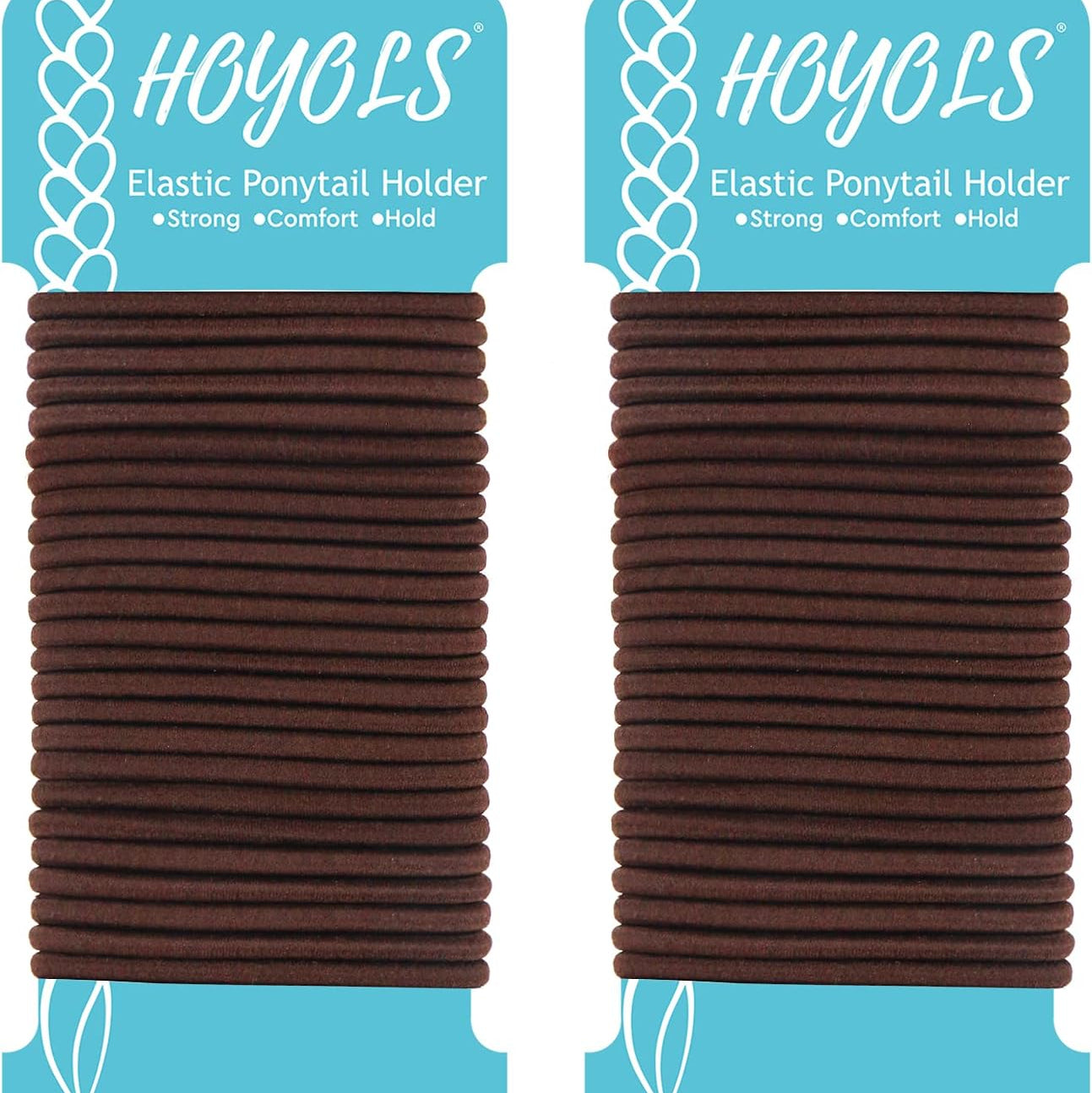 HBS No Metal Elastic Hair Ties - 25 Pk