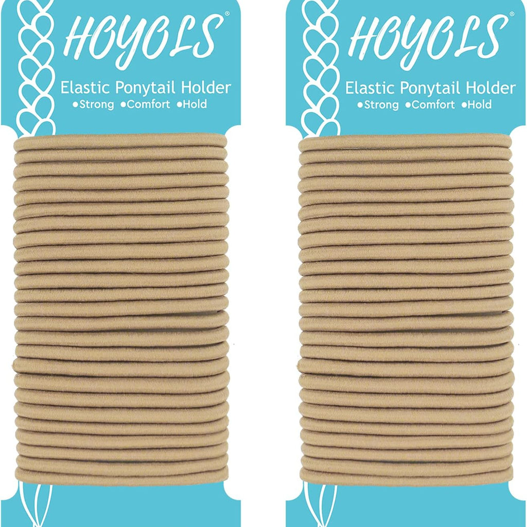 HBS No Metal Elastic Hair Ties - 25 Pk