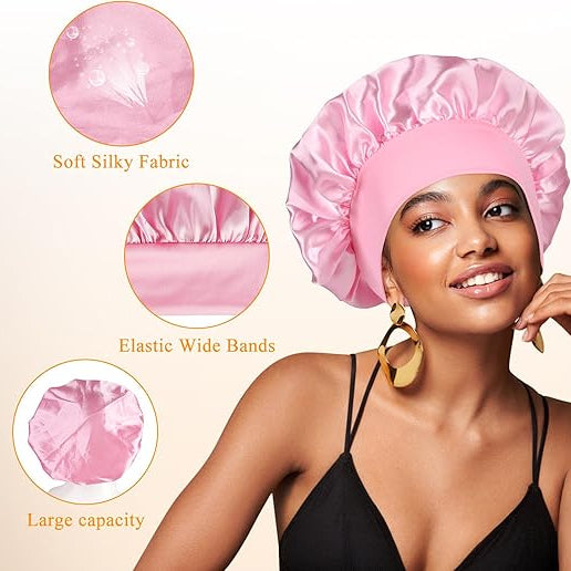 HBS Satin Hair Bonnet - 2 Pk