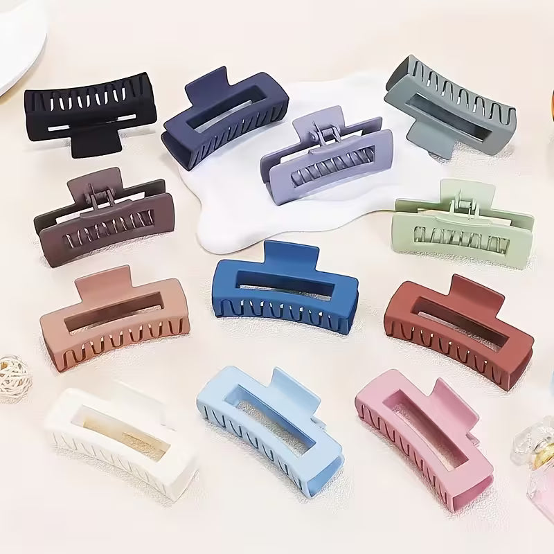 HBS Square Large Claw Clip - Assorted Colours