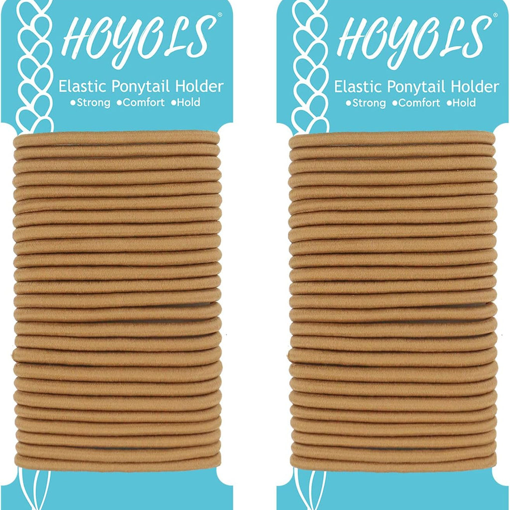 HBS No Metal Elastic Hair Ties - 25 Pk