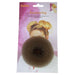 Hi Lift Hair Donut Medium Brown 8cm