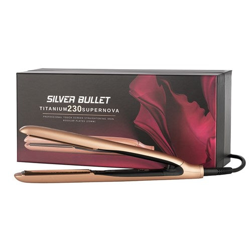 Silver Bullet Titanium 230 Supernova Hair Straightener Rose Gold