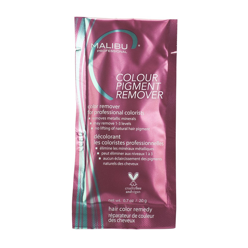 Malibu C Color Pigment Remover 6 x sachet — Hair and Beauty Solutions