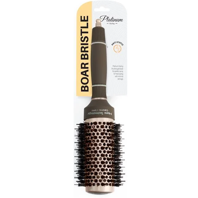 EZ Platinum Styling Boar Bristle Brush