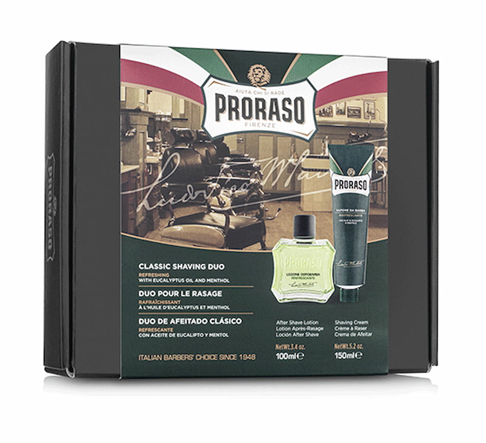 Proraso Shave Kit - Pre-shave Cream After Shave Balm (Eucalyptus & Menthol)