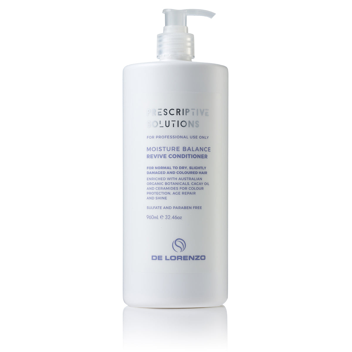 Delorenzo Prescriptive Solutions Moisture Balance Revive Conditioner 960ml