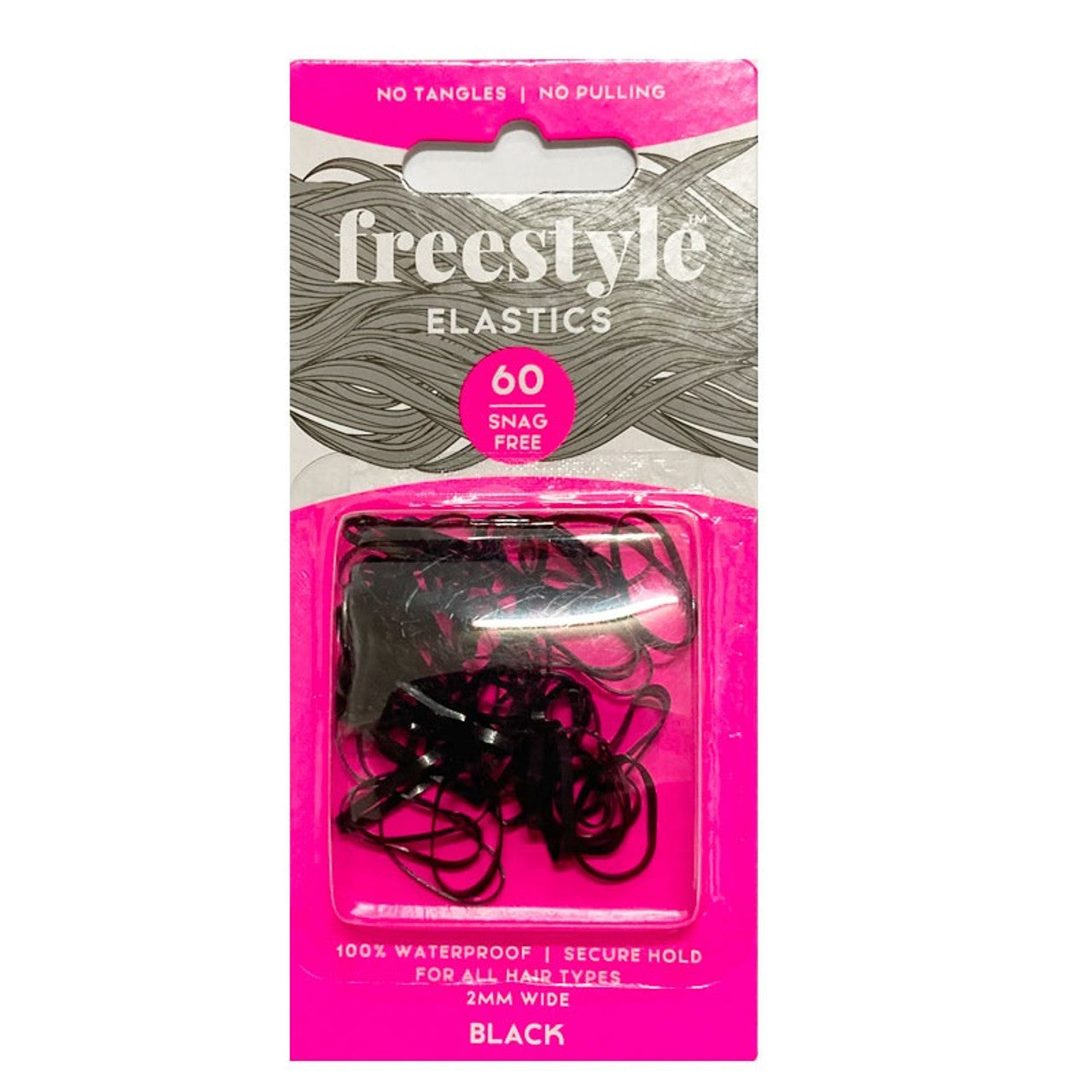Freestyle Snag Free 60pc 2mm Small Black
