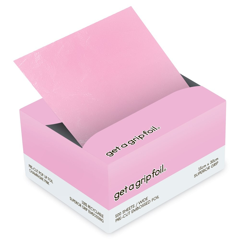 Get a Grip Foil - Pre-Cut Pop Up Foil Wide 500 Sheets - Champagne Pink