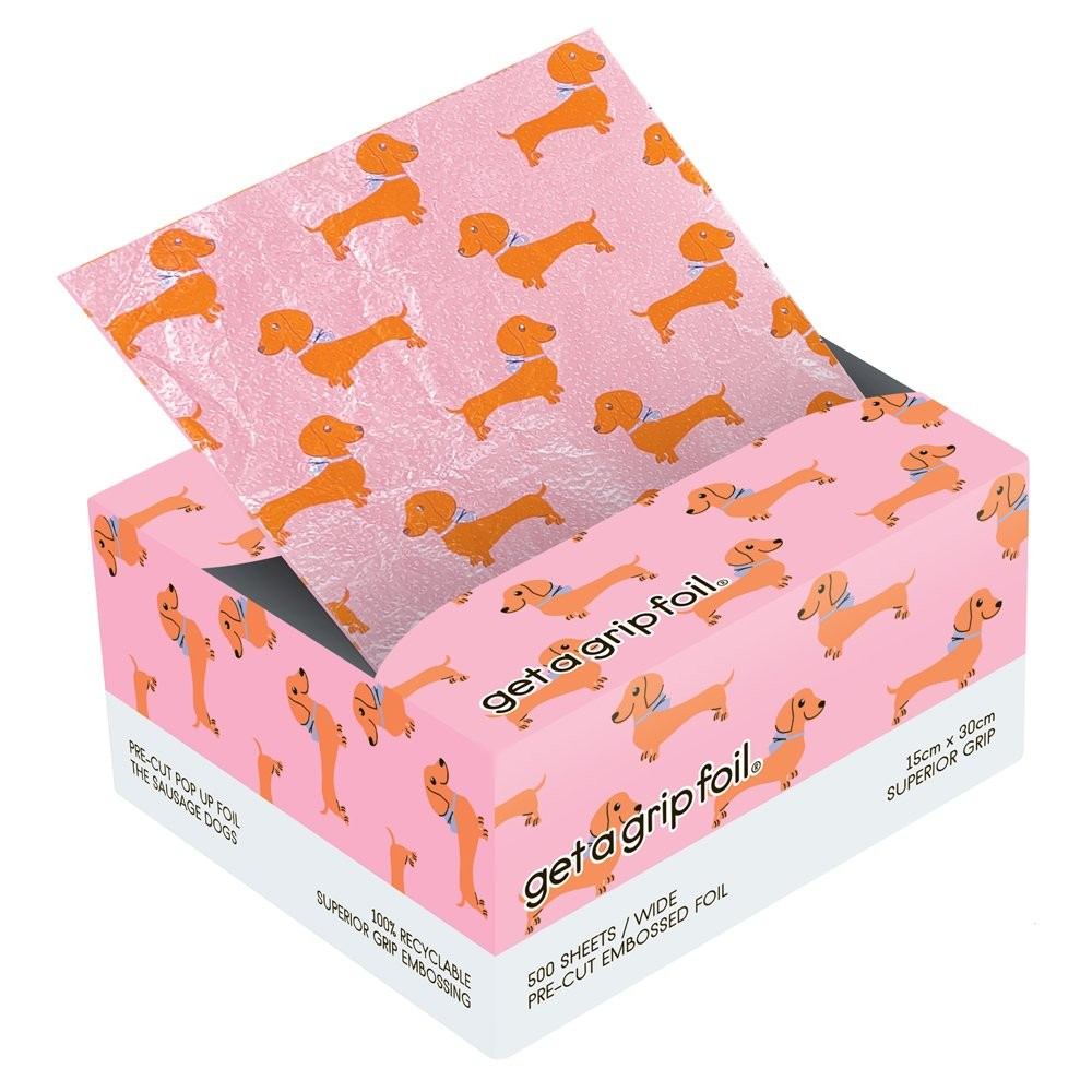 Get a Grip Foil - Pre-Cut Pop Up Foil Wide 500 Sheets - The Sausage Dog