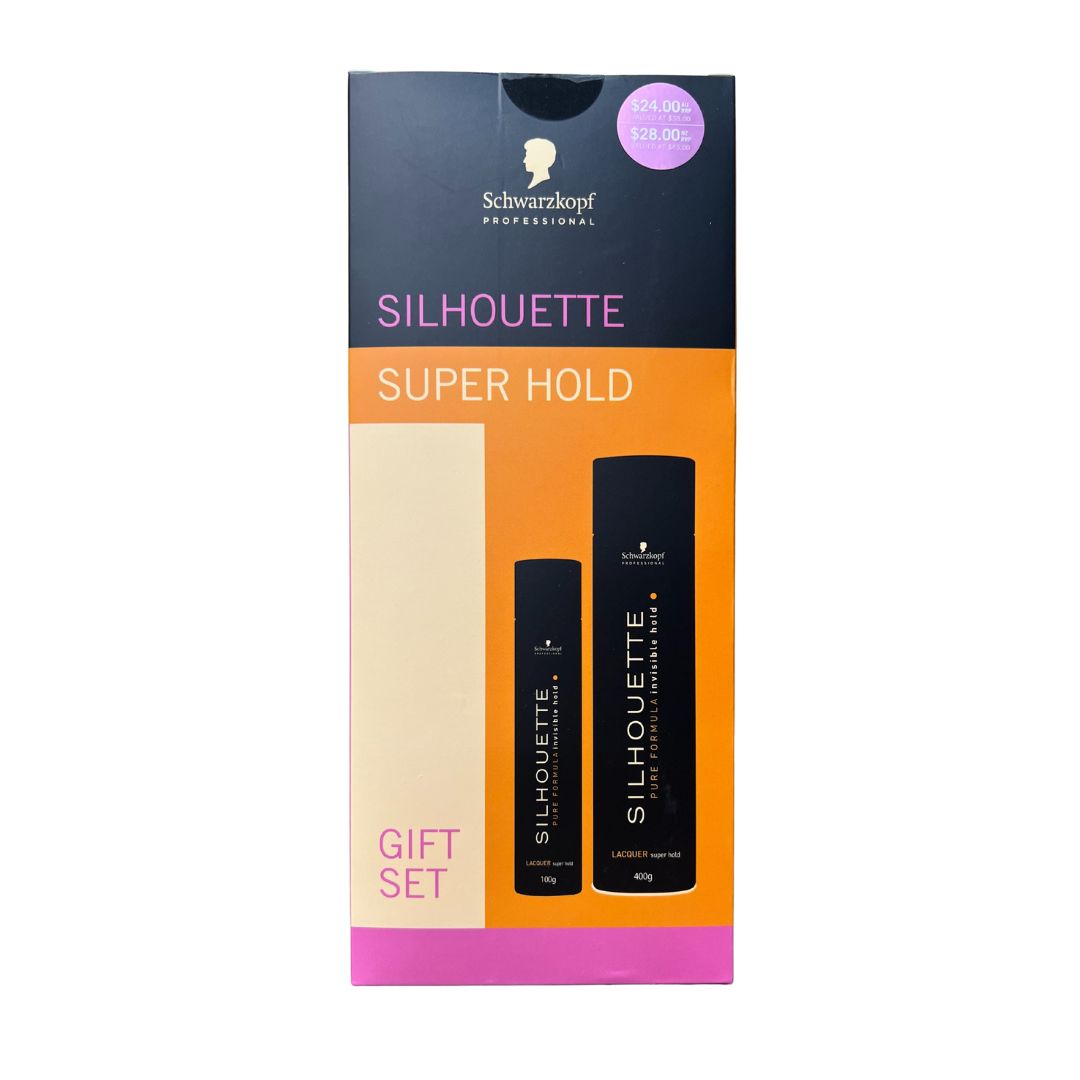 Schwarzkopf Silhouette Hairspray Invisible Hold Christmas Pack