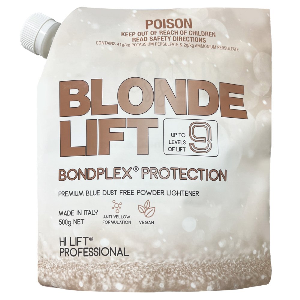 Hi Lift Bleach Blonde Lift 9 levels 500g Bag