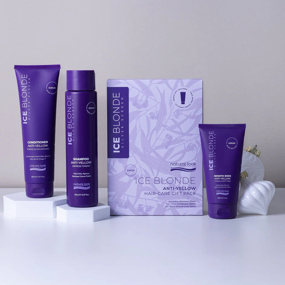 Ice Blonde - Anti-Yellow Hair Care Christmas Pack