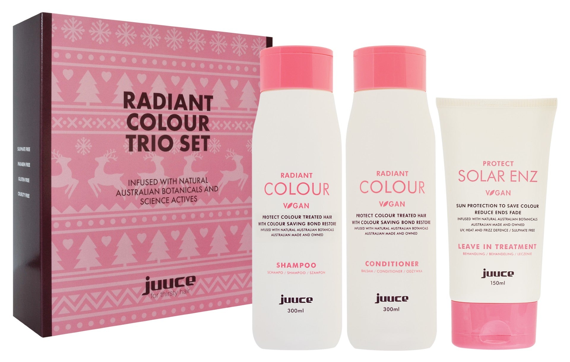 Juuce Radiant Colour Xmas Trio