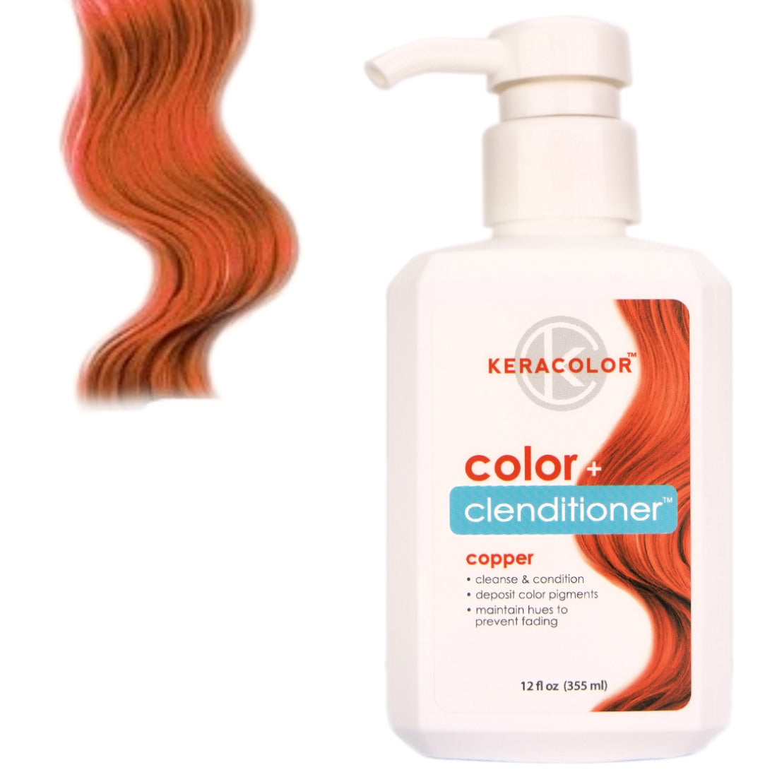 Keracolor Clenditioner Copper - 355ml