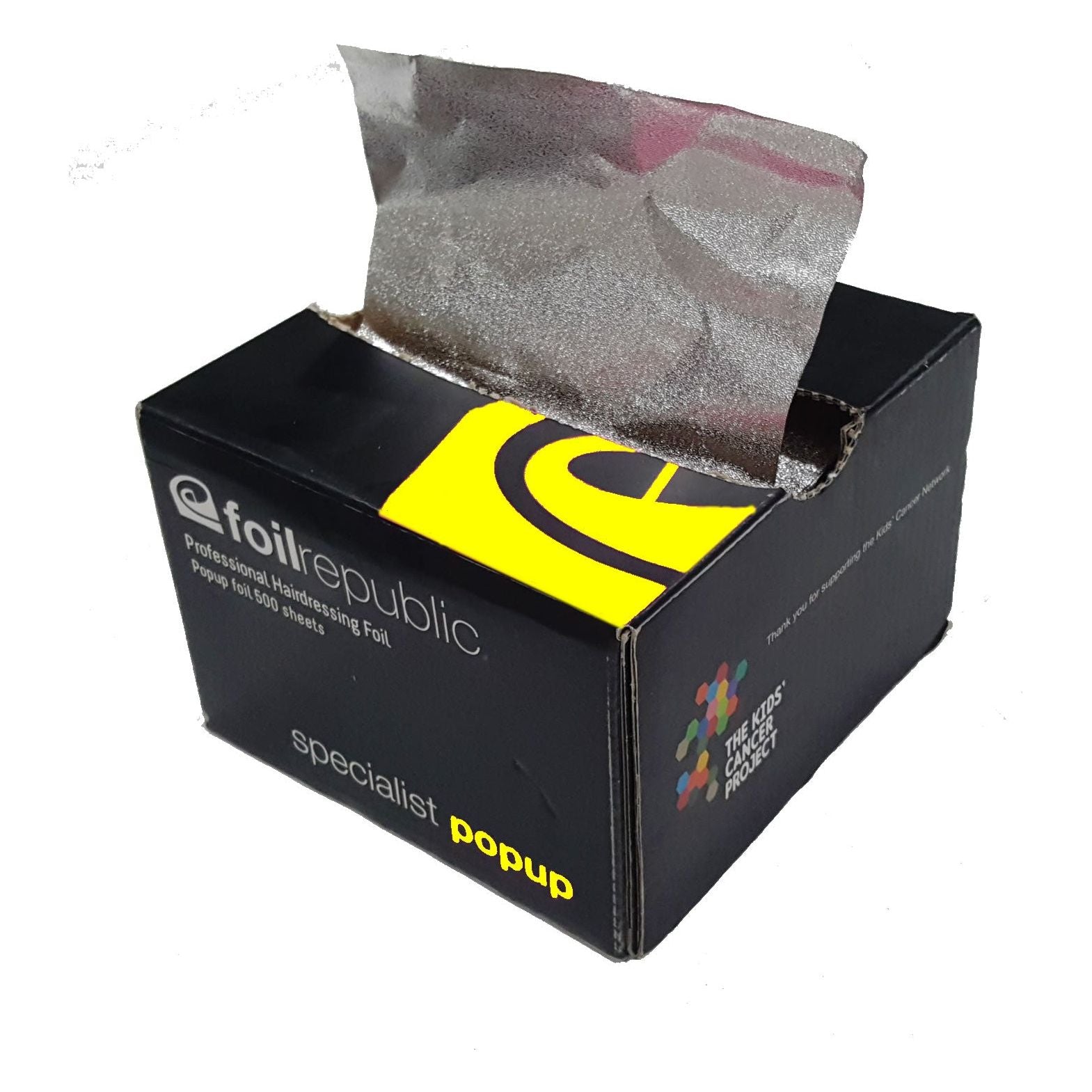 Foil Republic Pop-Up Silver Foil 500 Sheet Box 15cm x 28cm