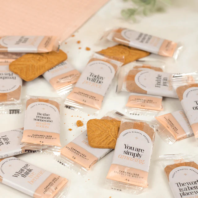The Mindful Bakery Caramelised Speculoos Biscuit Pack - 25