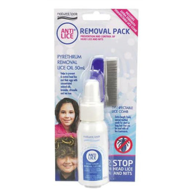 Natural Look Anti-Lice Removal Pack ea