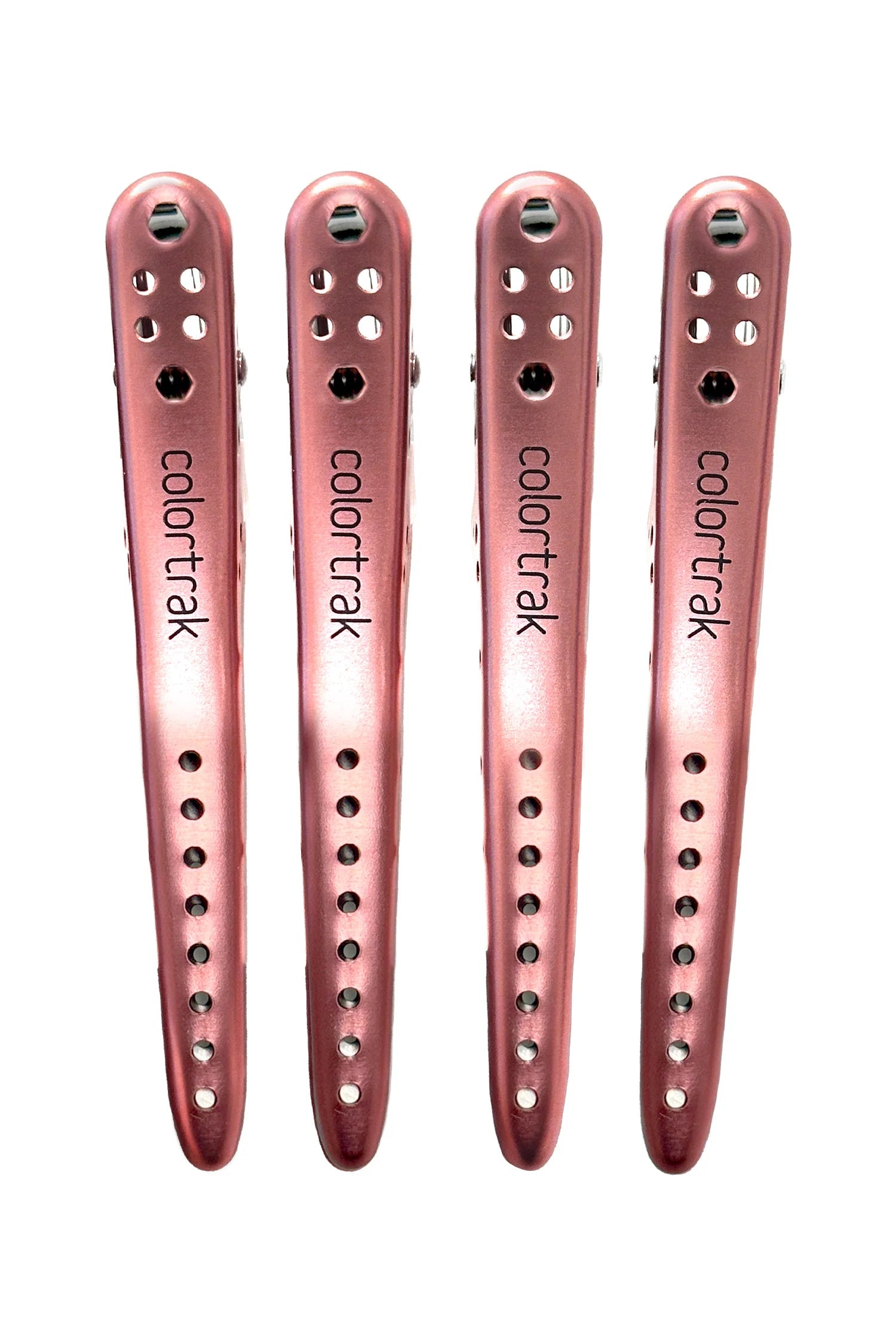 Colortrak Metal Rose Gold Clips - 4pk