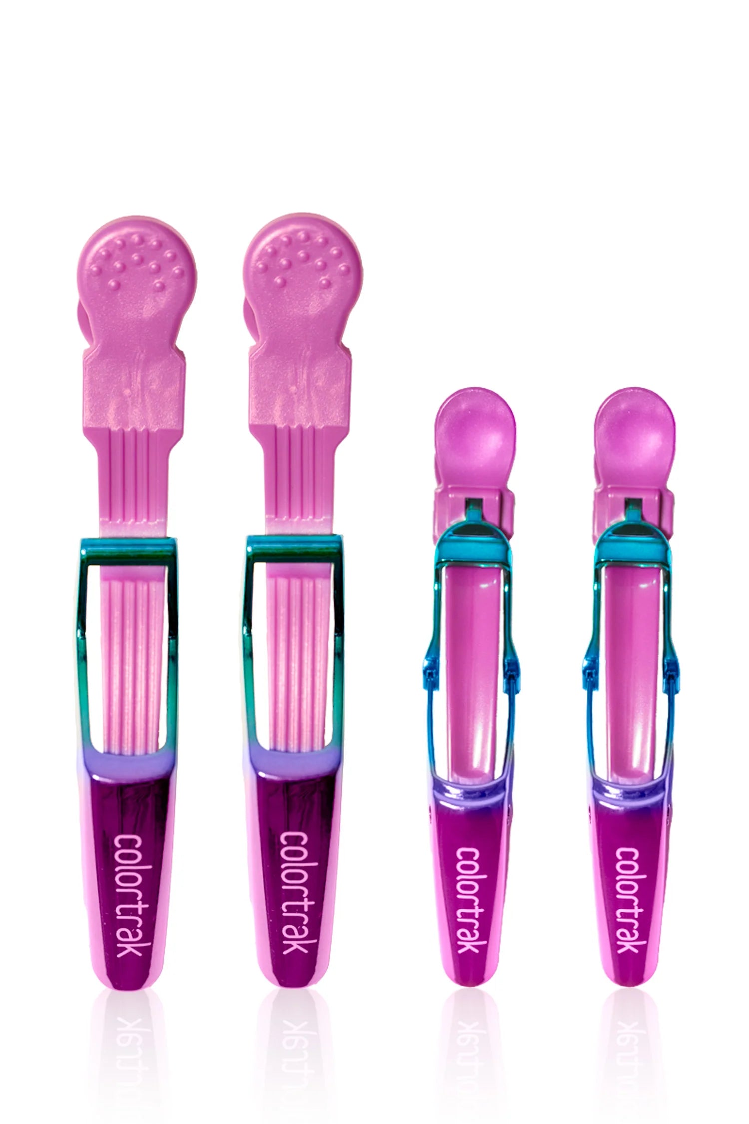 Colortrak Aurora Croc Clips - 4pk