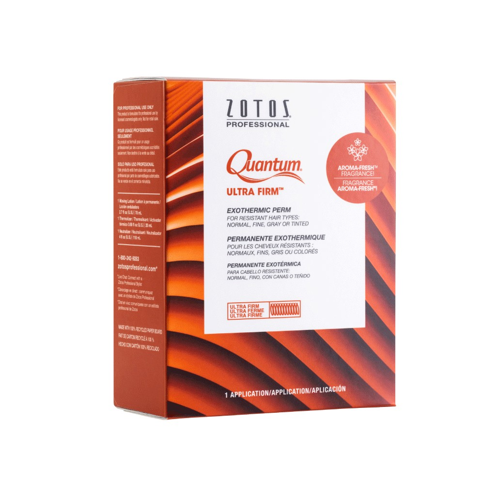 Quantum Ultra Firm Exothermic Perm for Normal Resistant or Tinted Hair