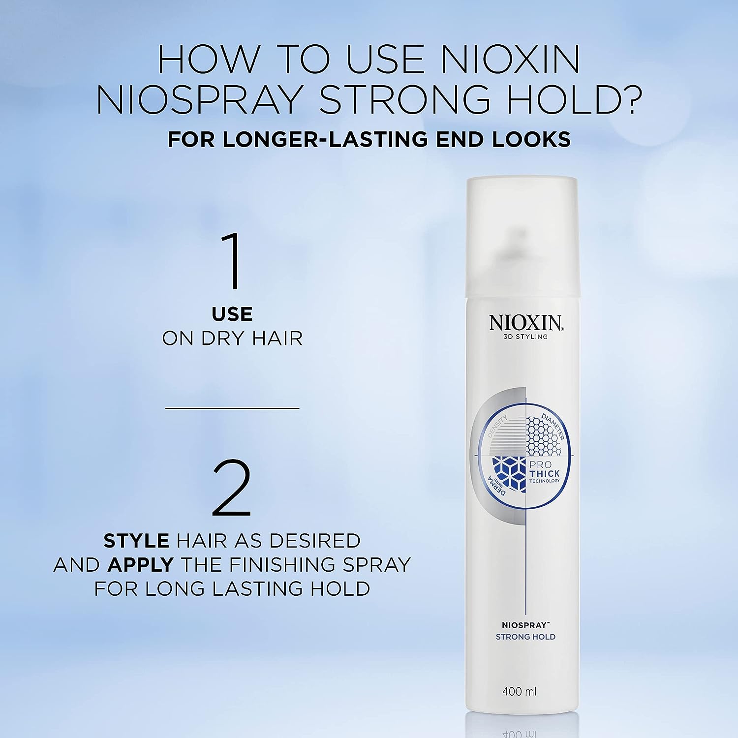 NIOXIN Professional Niospray Strong Hold 400ml