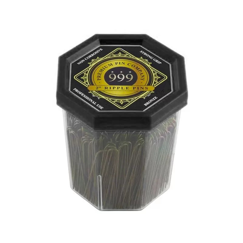 999 Ripple Pins 2" 250g Tub Bronze