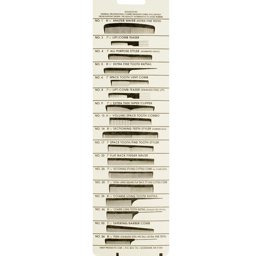 Goldilocks Krest Cutting Comb 7 1/2" No. 30