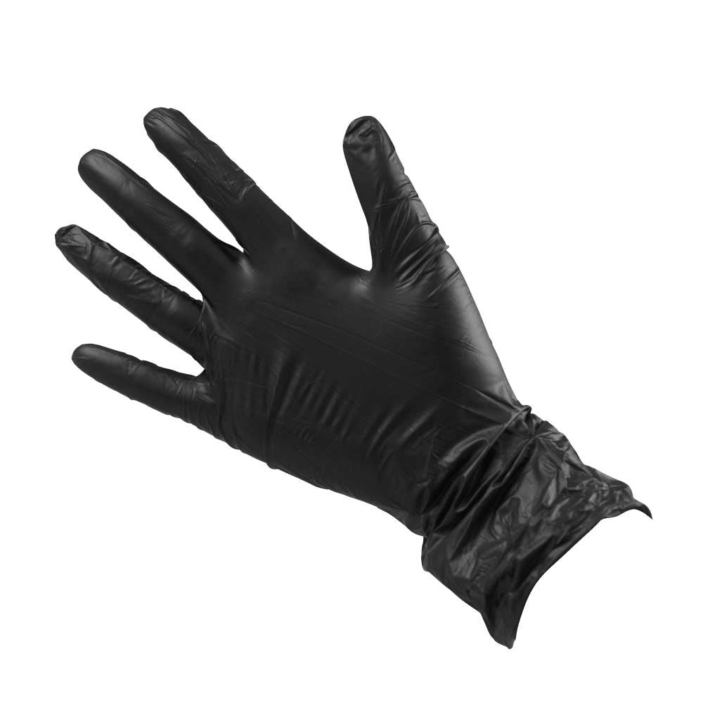 Salon Smart Black Vinyl Gloves