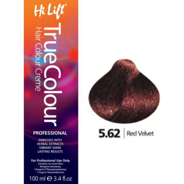 Hi Lift True Colour Permanent Hair Dye Cream Color 100gm Level 1 - 9