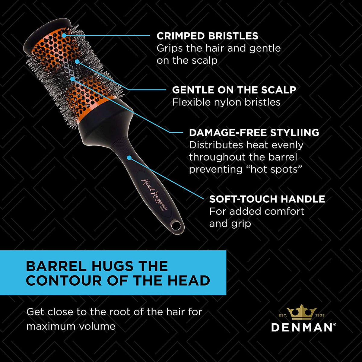 Denman Headhugger Brush