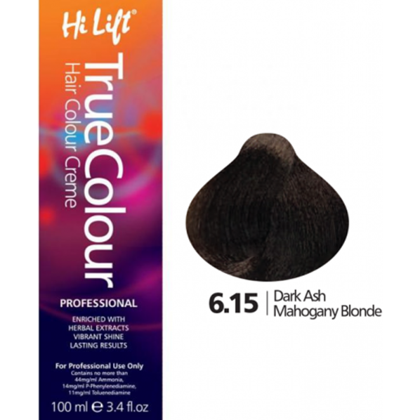 Hi Lift True Colour Permanent Hair Dye Cream Color 100gm Level 1 - 9