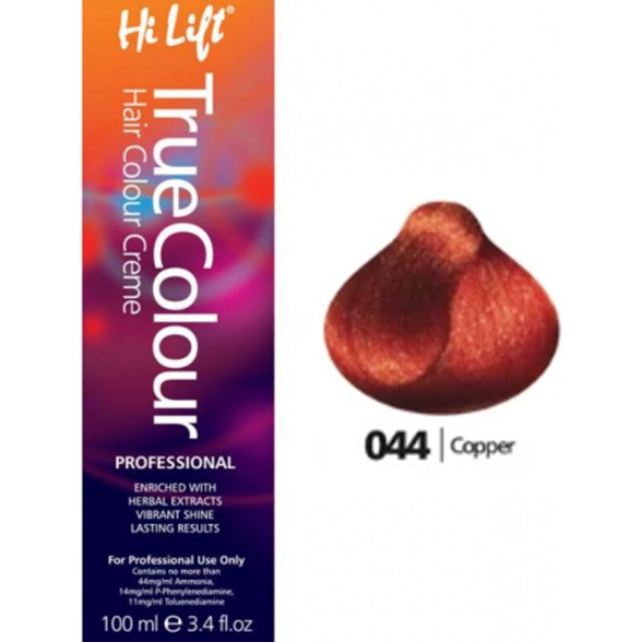 Hi Lift True Colour Permanent Hair Dye Cream Color 100gm Level 1 - 9