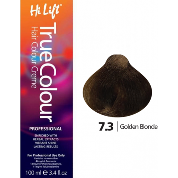 Hi Lift True Colour Permanent Hair Dye Cream Color 100gm Level 1 - 9