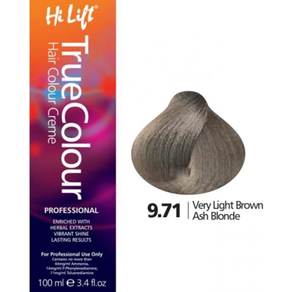 Hi Lift True Colour Permanent Hair Dye Cream Color 100gm Level 1 - 9