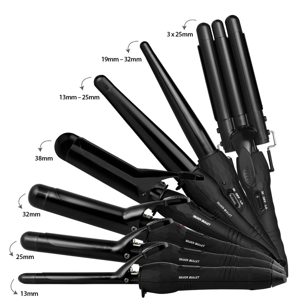 Silver Bullet City Chic Curl Iron Black