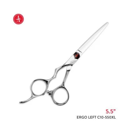 Above Shears C10 Left-Handed Ergonomic Signature Classic Scissors C10-600L – 5.5, 6.0, 6.5, 7.0