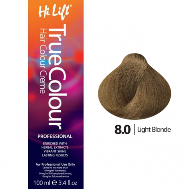 Hi Lift True Colour Permanent Hair Dye Cream Color 100gm