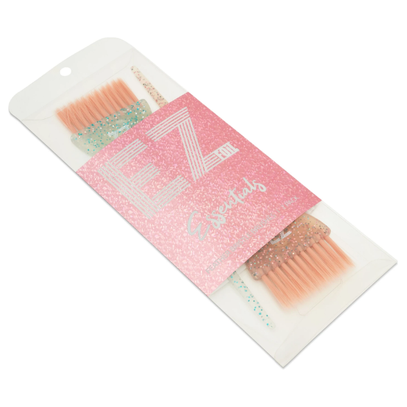 EZ Feather Glitter tint brush 2pk