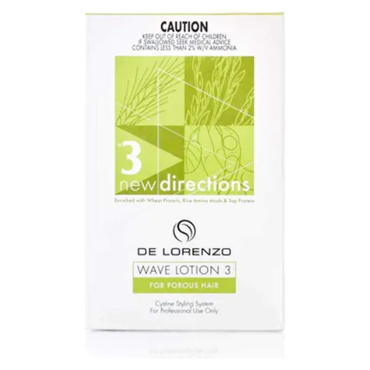 Delorenzo Wave Lotion 3 for Porous Hair