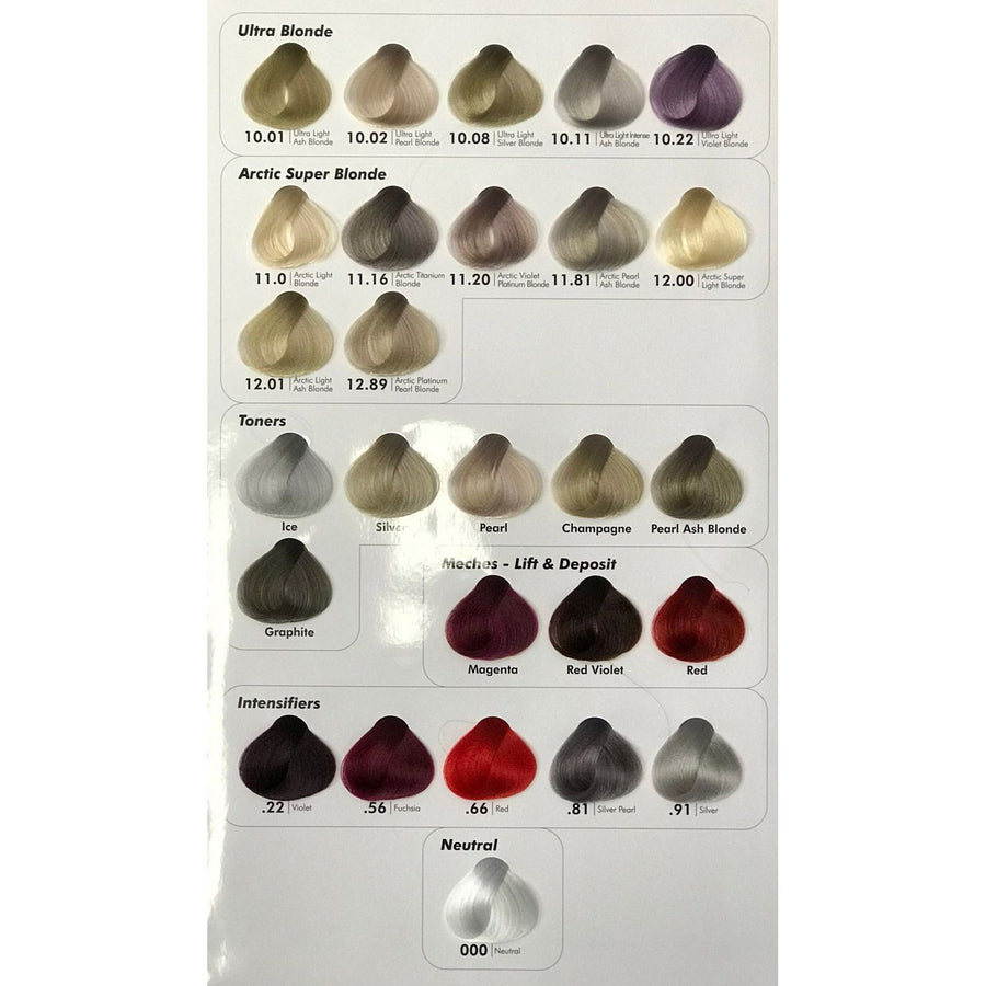 Ash Hair Color Chart