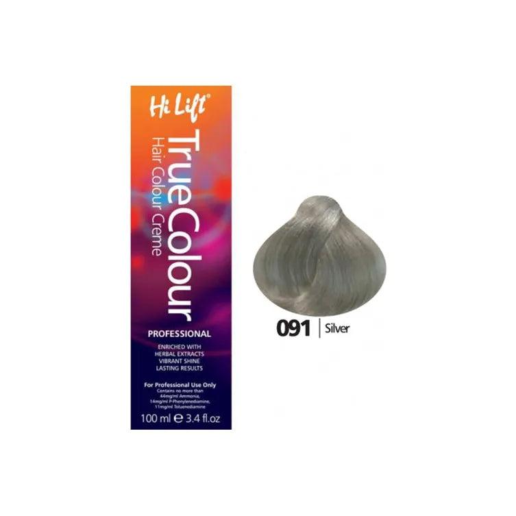 Hi Lift True Colour Permanent Hair Dye Cream Color 100gm Level 1 - 9